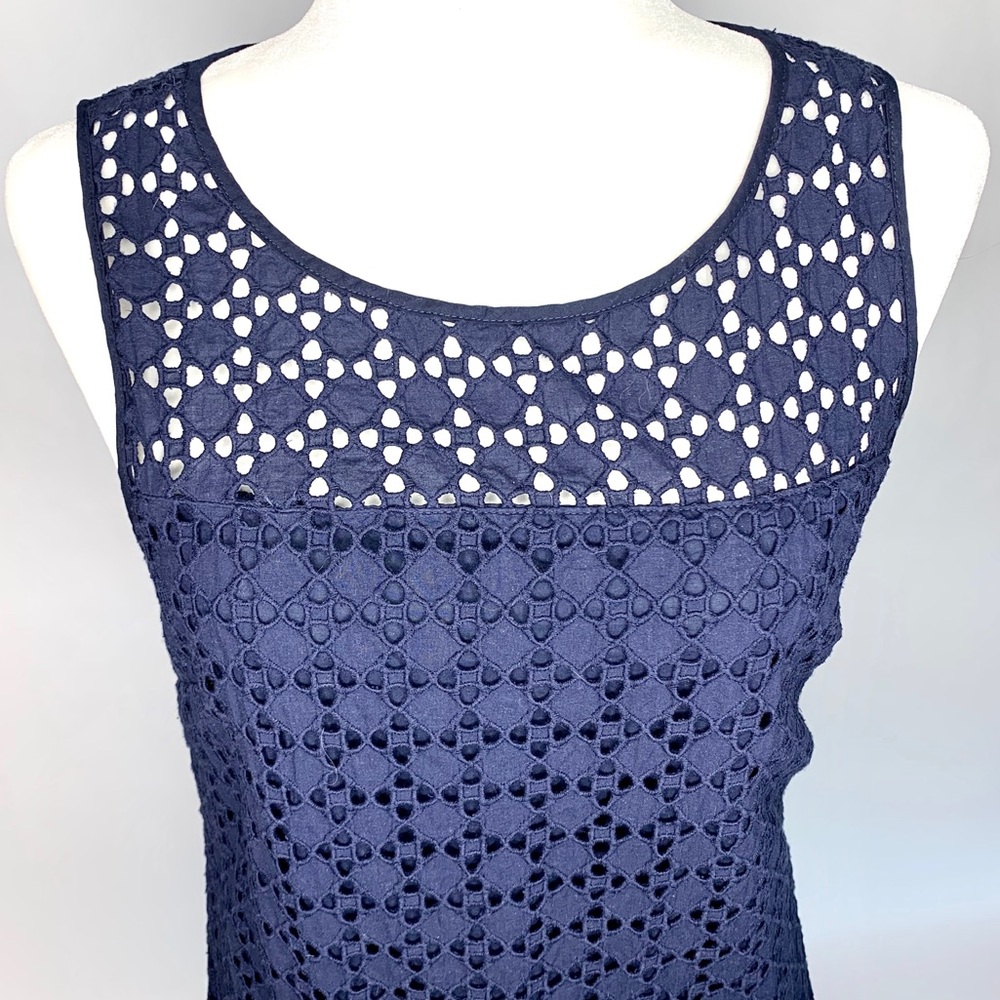 Women’s Navy Blue GAP embroidered dress-4